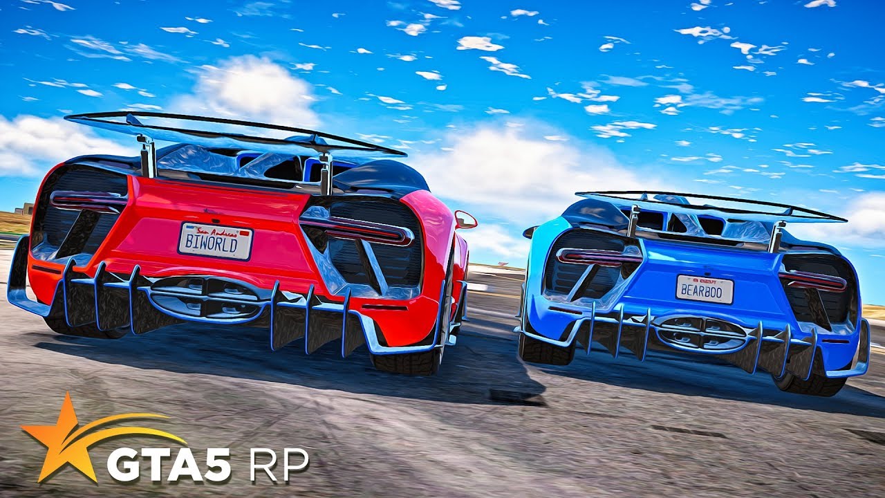 ГОНКА НА ДВУХ Bugatti Chiron▬ НОВАЯ ТРАССА И ПРАВИЛА▍GTA 5 RP Strawberry