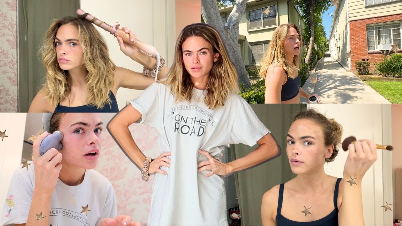 everything I do to get ready for a photoshoot | hair, makeup, skincare, wellness