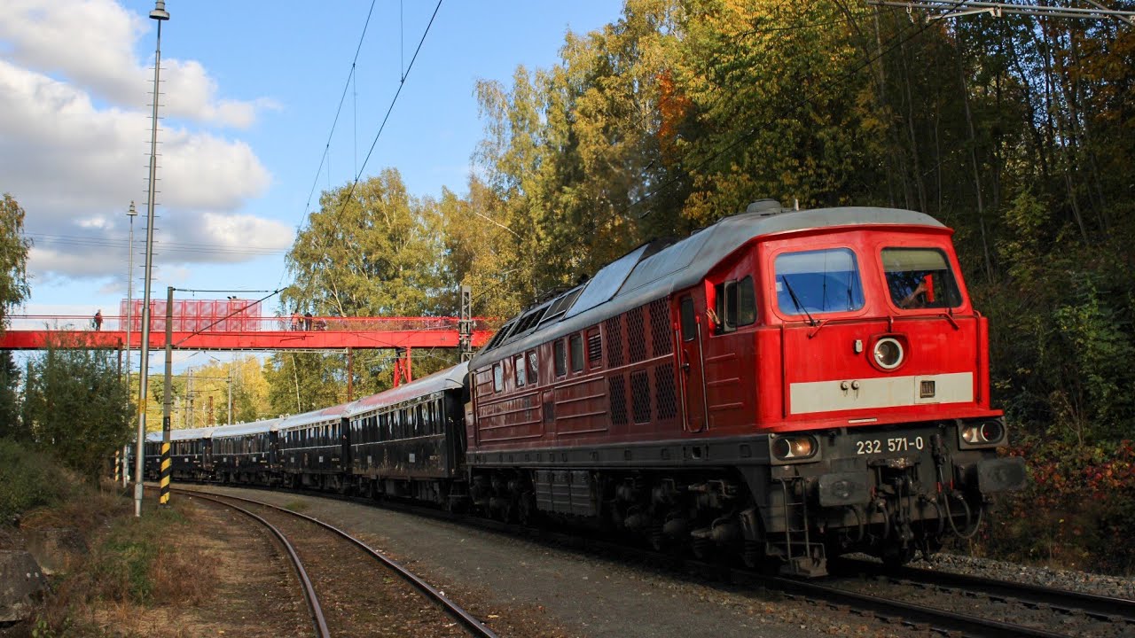 Vlaky Cheb 21.10 2023