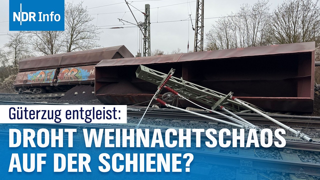 Bahn entgleist: Schwere Sch&auml;den an DB-Infrastruktur | NDR Info