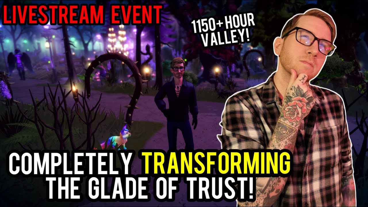 I Transformed The Glade of Trust! | Glade Decorating LIVESTREAM Event | Disney Dreamlight Valley