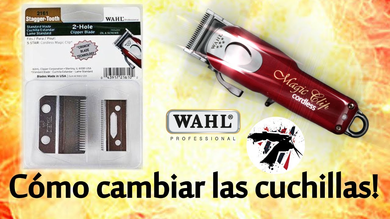 Como cambiar las cuchillas de Wahl TUTORIAL | Magic Clip Cordless | Barbero Mick