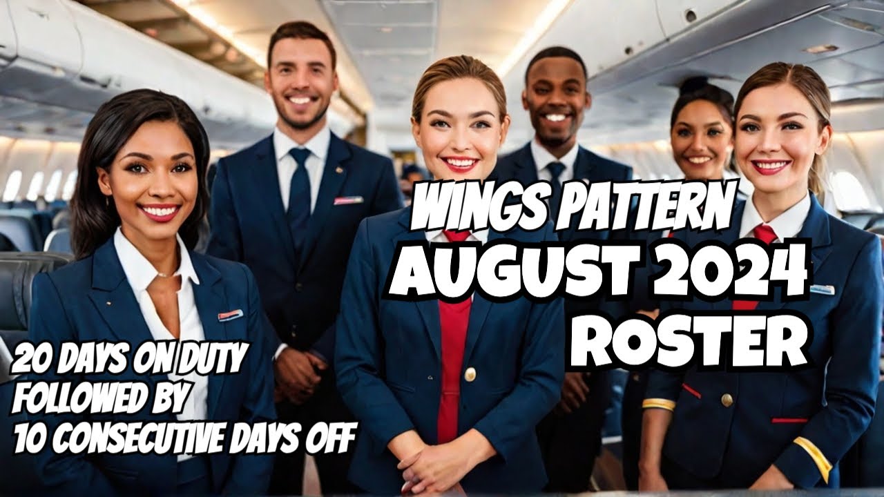 Wings Pattern Roster Expert Shares Top Eurowings Cabin Crew Tips - August Roster Flights