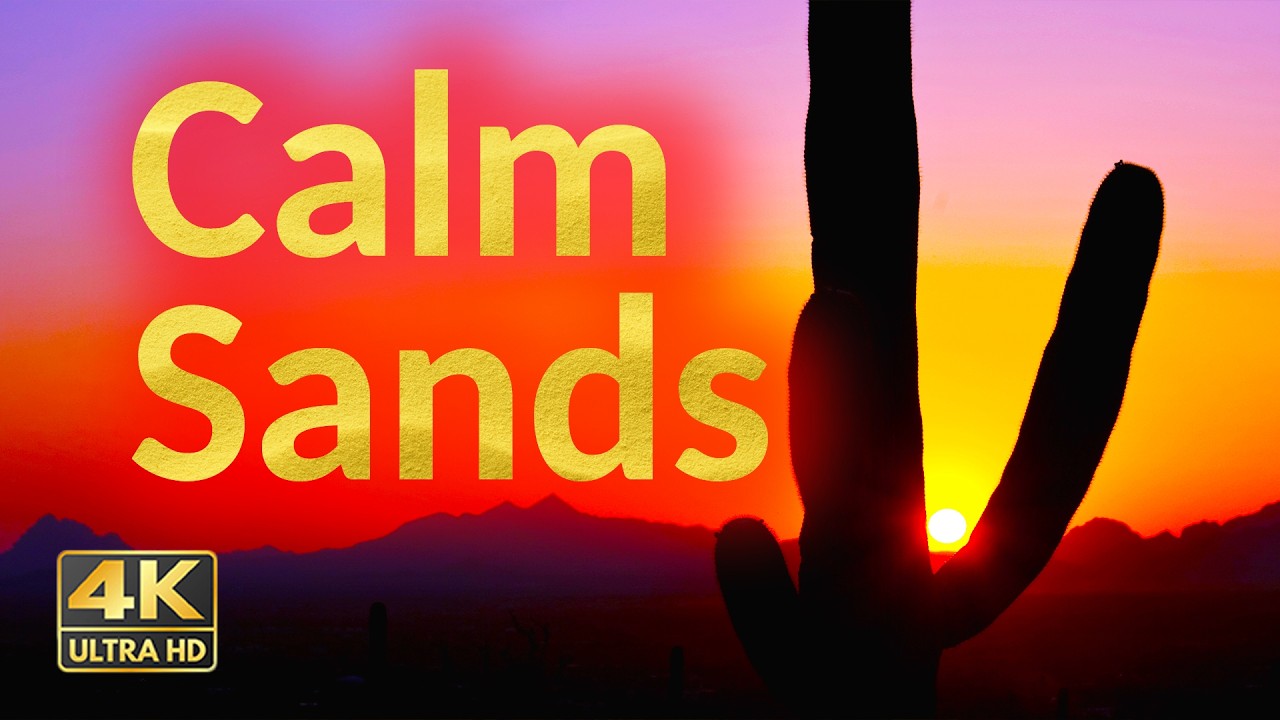 Desert Relax Music 4K &ndash; Peaceful Sand Dunes | Relax Travel