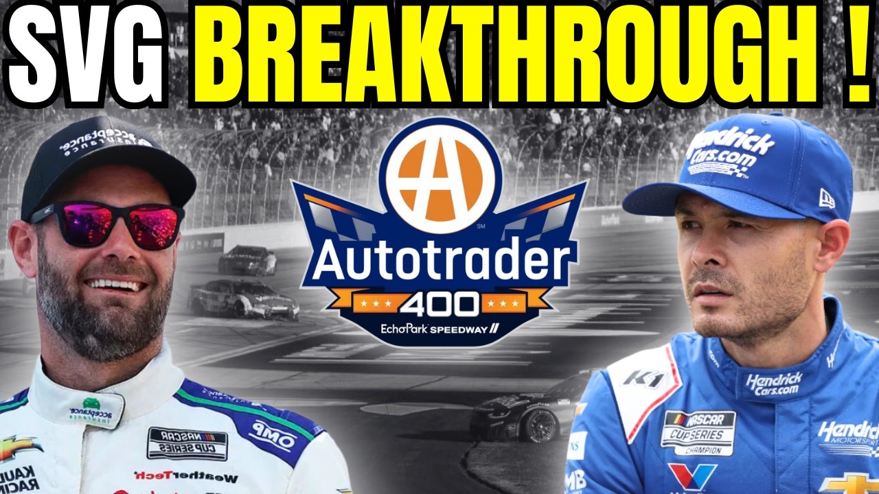 SVG Makes HISTORY at Atlanta After Getting Spun Twice and Kyle Larson Crash!