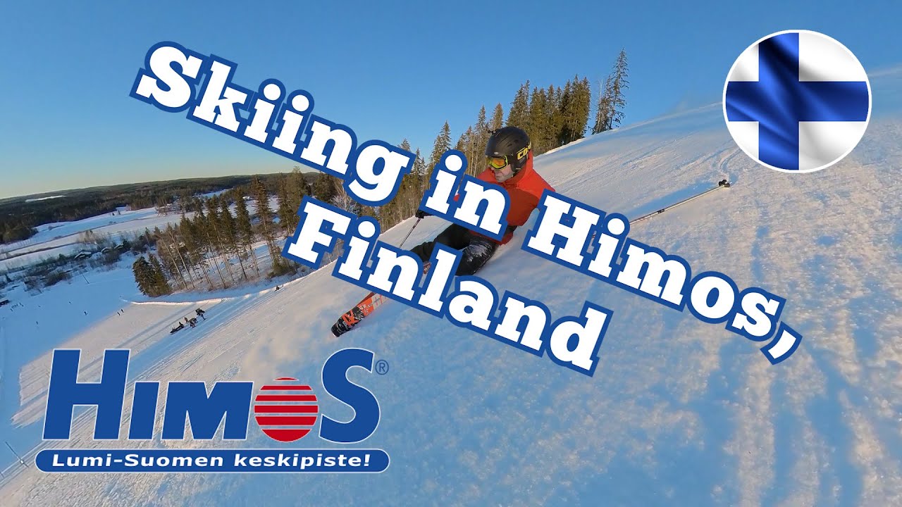 Skiing in Himos, Finland