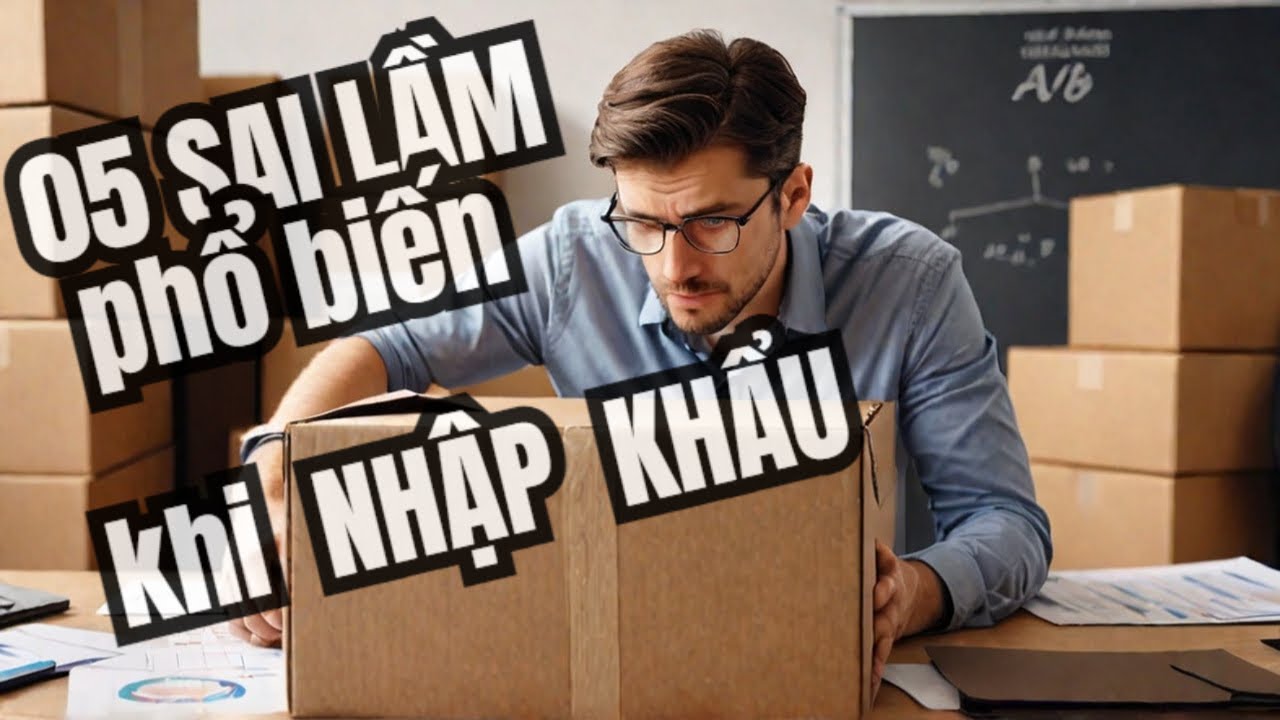 5 SAI LẦM chết người khi NHẬP KHẨU HÀNG HÓA (năm 2024): KINH NGHIỆM THỰC TẾ