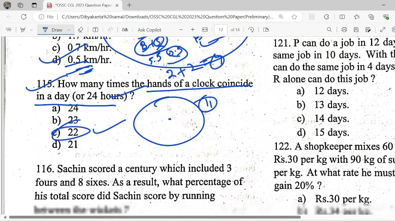OSSC CGL MATH PAPER ANALYSIS 23/06/2024