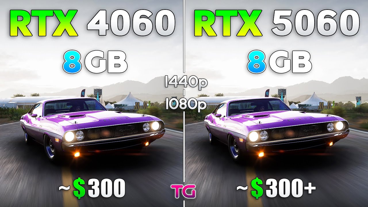 RTX 5060 vs RTX 4060 - Test in 12 Games | 1080p & 1440p