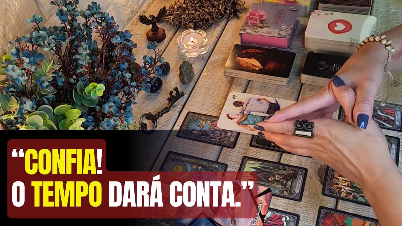 🙏💛 O TEMPO dará conta. CONFIA! 🍀