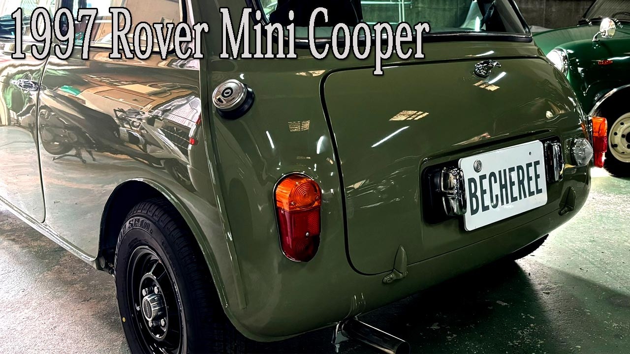 お尻が可愛いバンパーレスのミニ！ 多数のカスタムを追加して頂き完成しました！ #classicmini #rovermini #クラシックミニ #ローバーミニ #Classicminicooper
