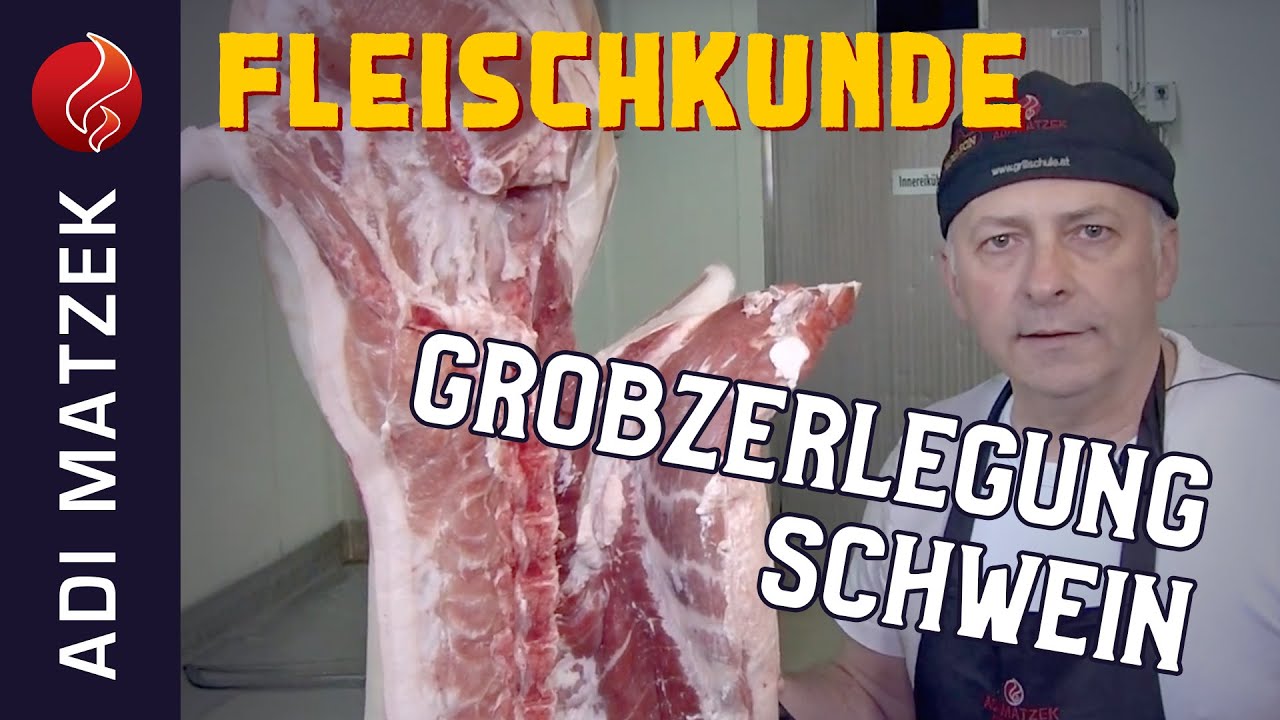 Wie zerlegt man ein Schwein? - Die Grobzerlegung