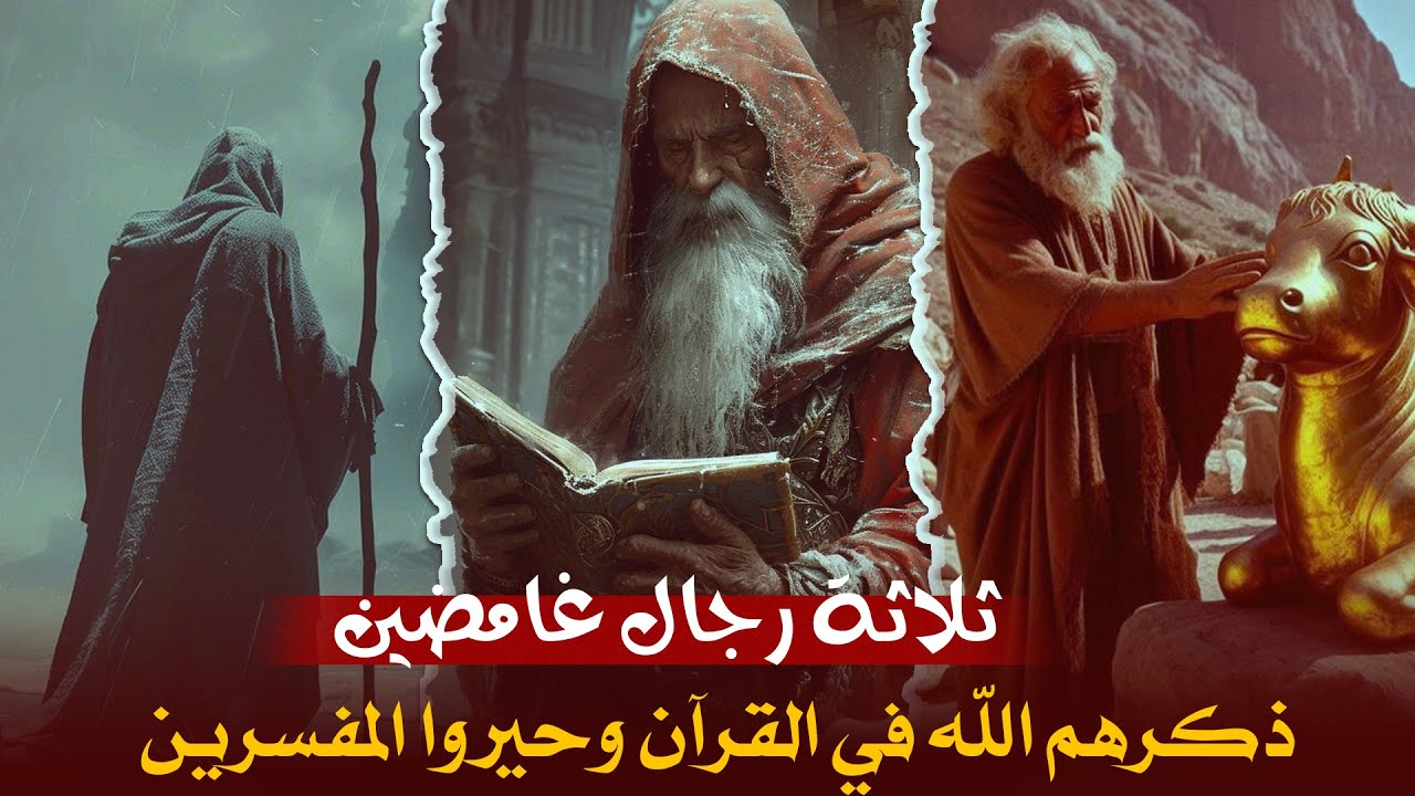 ثلاث رجال غامضين ذكرهم الله في القرآن وحيروا المفسرين فمن هم ؟ وما سر قصتهم؟