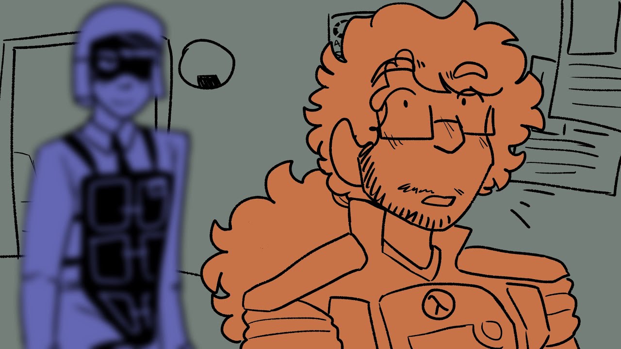 A SECURITY GUARD'S TRIAL // HLVRAI Animatic
