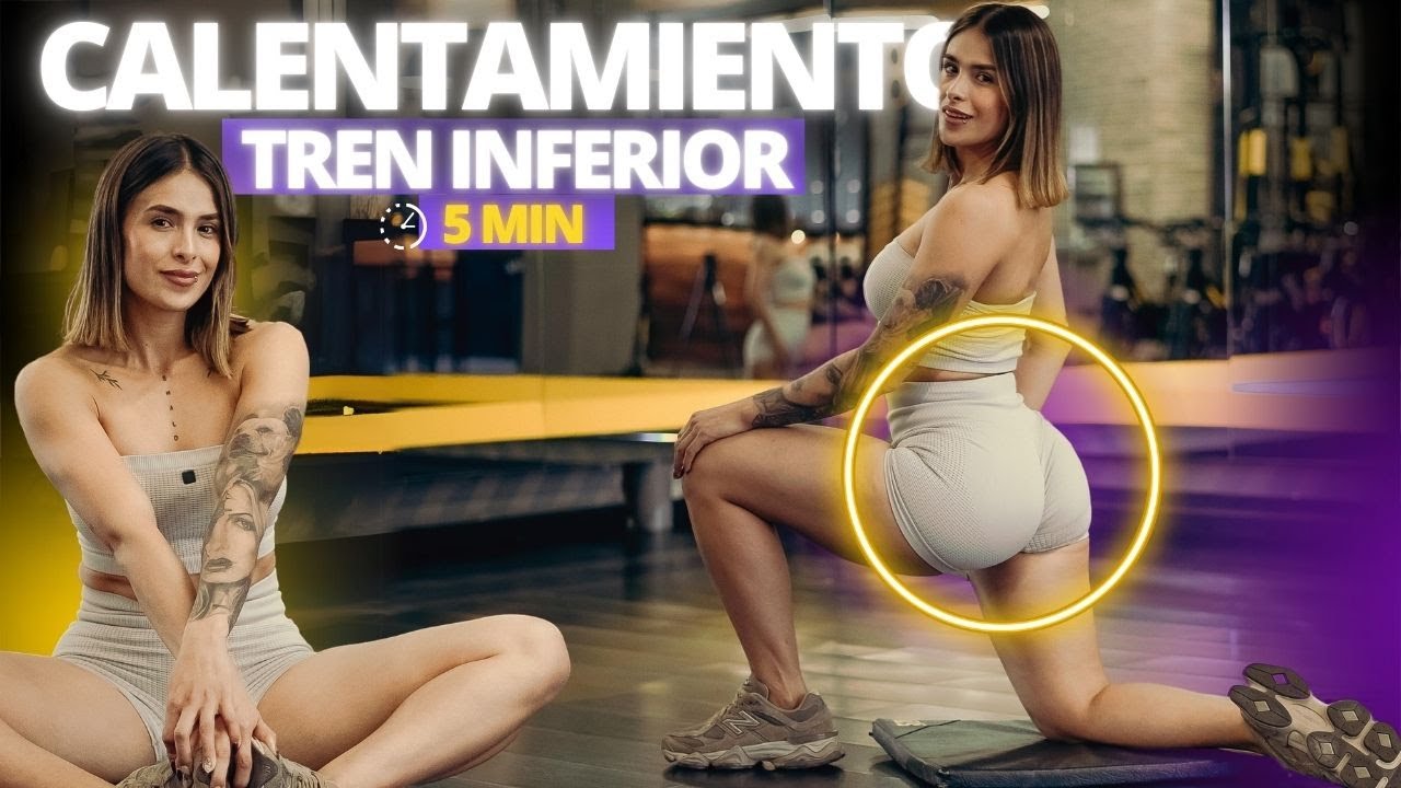 Movilidad articular para glúteos y piernas | Calentamiento de 7 minutos 🔥