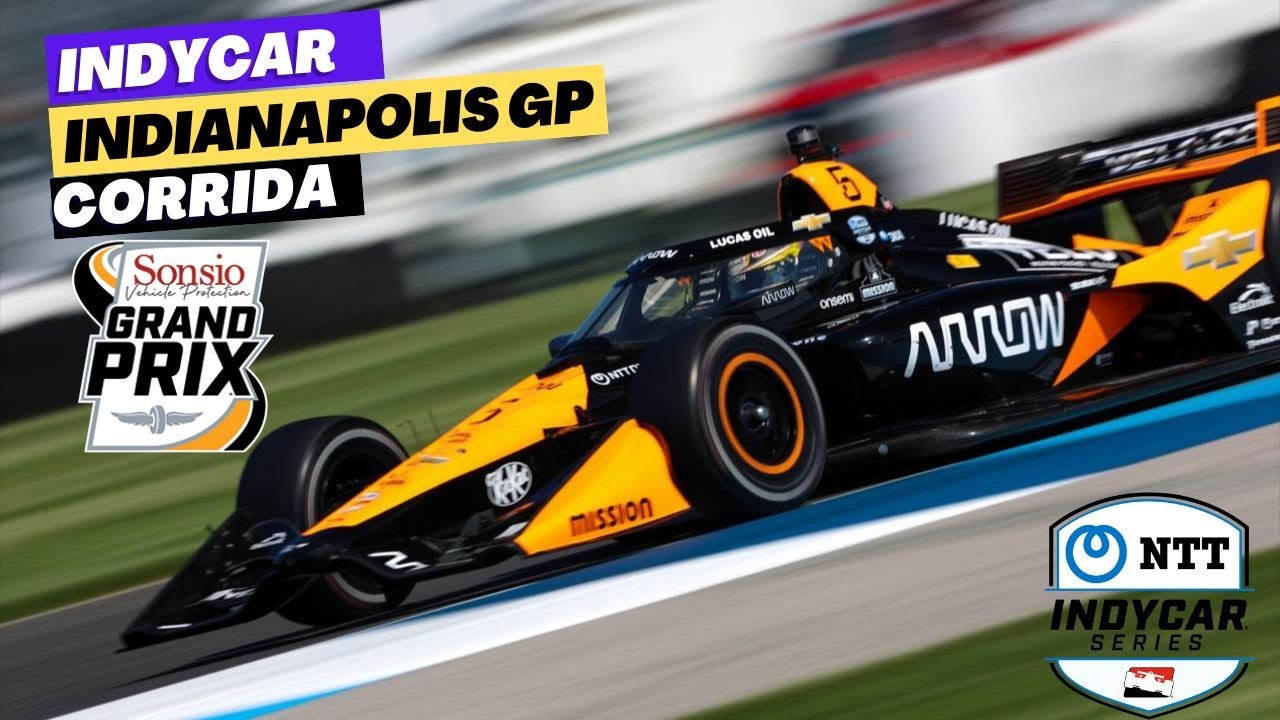 FORMULA INDY 2025 GP DE INDIANAPOLIS MISTO CORRIDA #indycar