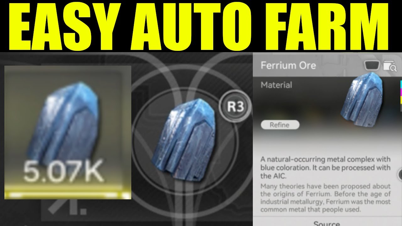 Arknights Endfield - как автоматически добывать ферриум (быстро получить ферриум)