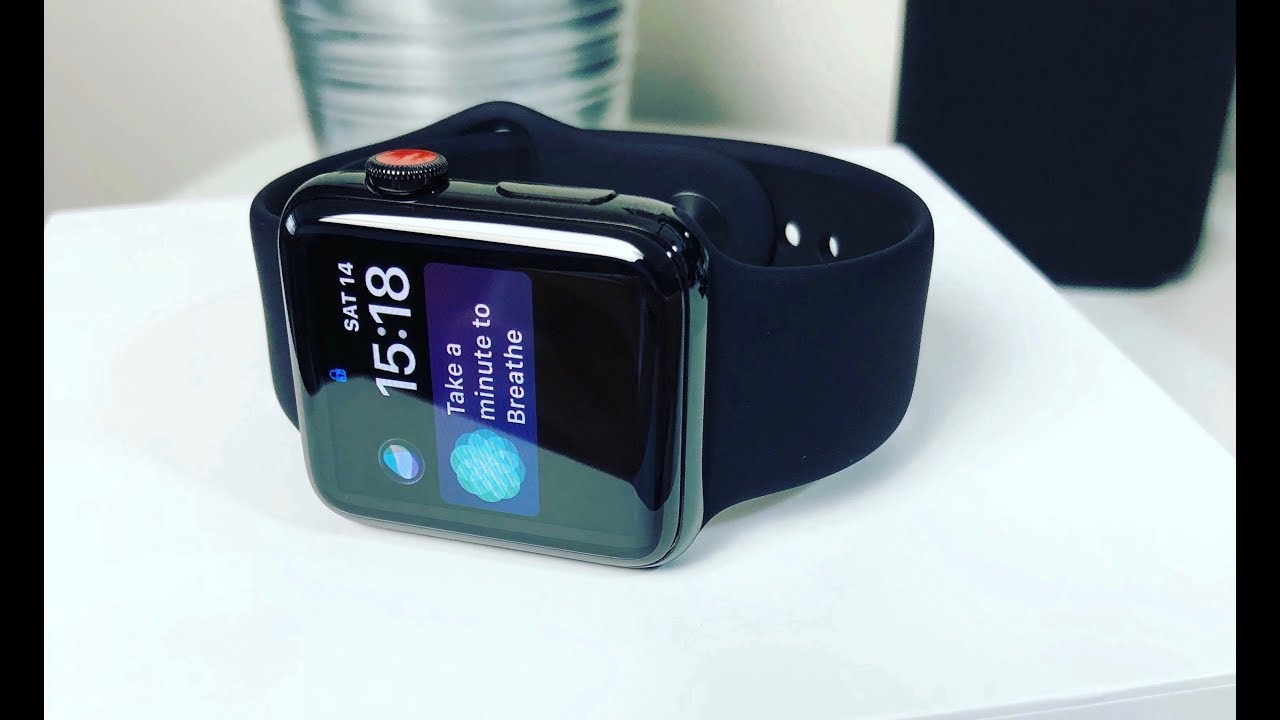 Apple Watch Series 3 SPACE BLACK!! - UNBOXING AND FIRST IMPRESSIONS