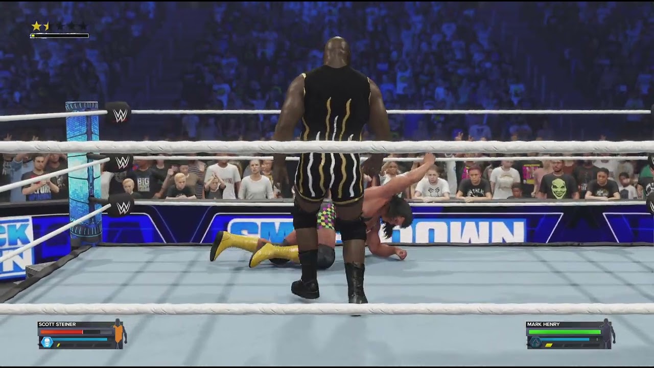 WWE 2K24 WWE Smackdown Scott Steiner Vs Mark Henry
