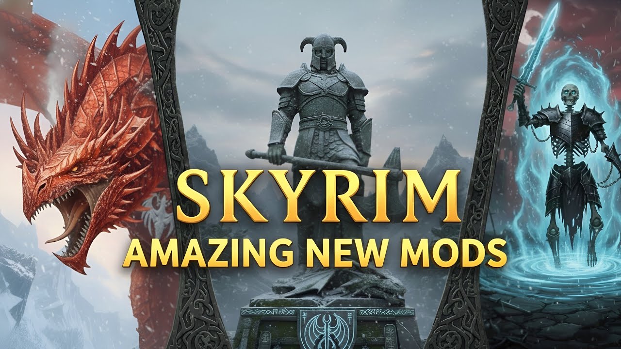 12 Amazing New Skyrim Mods You Should Try | PS5/4 | Load Order 