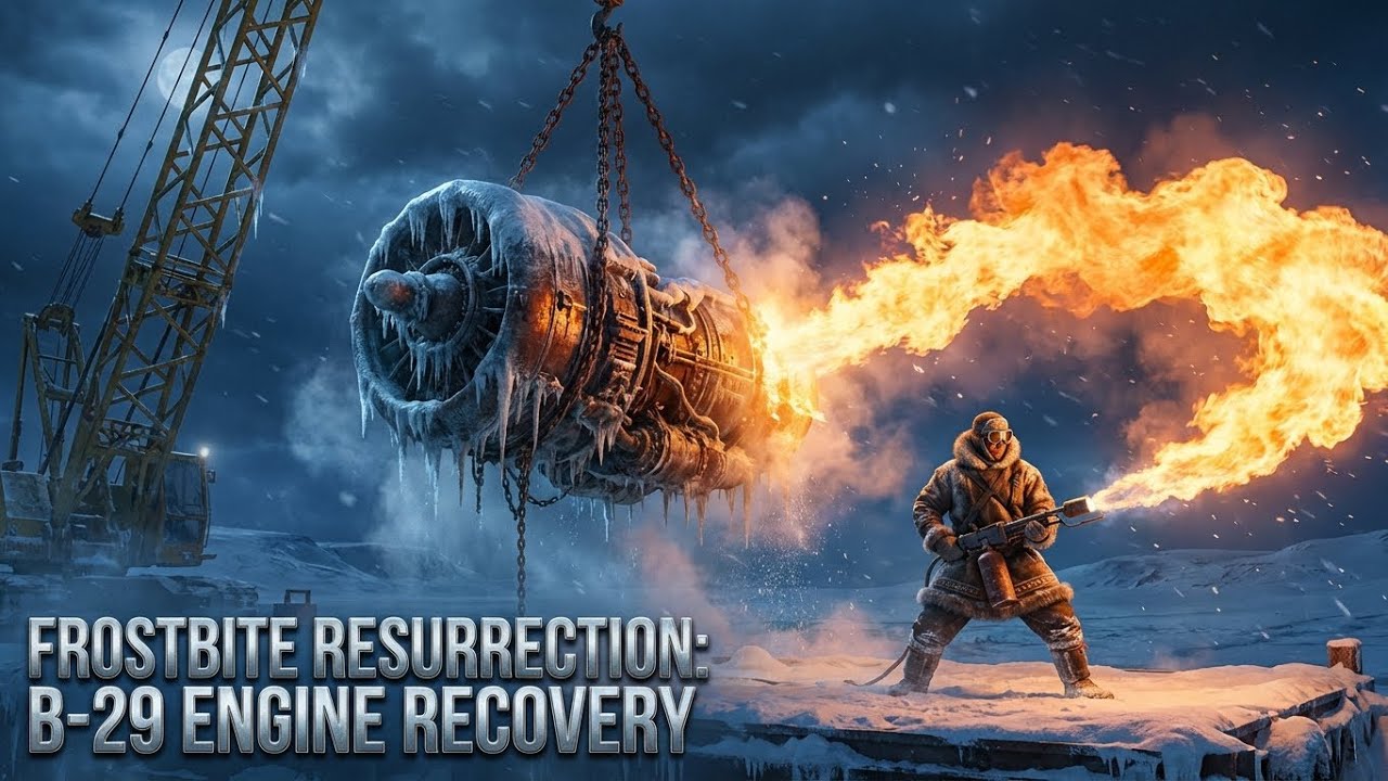 Frozen 70 Years: Will It Run? B-29 Salvage Restoration