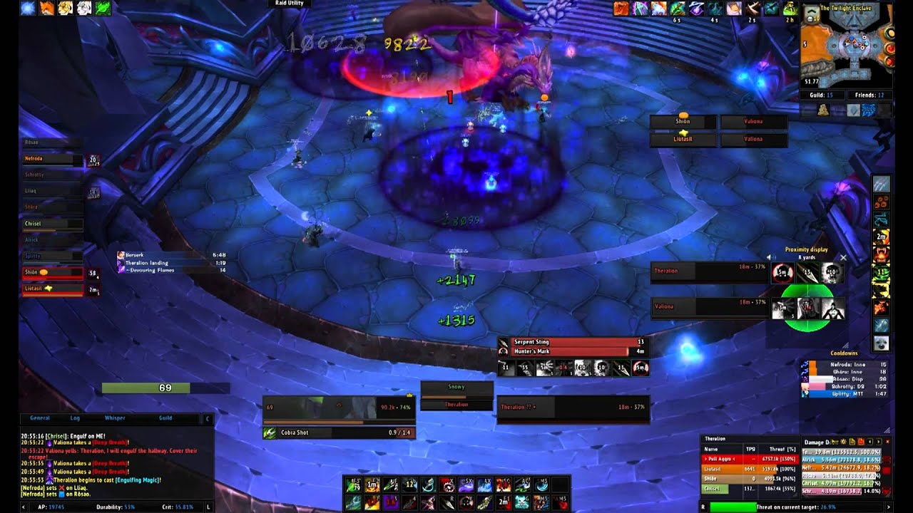 Bloodsoaked vs Valiona & Theralion heroic - (Hunter PoV)