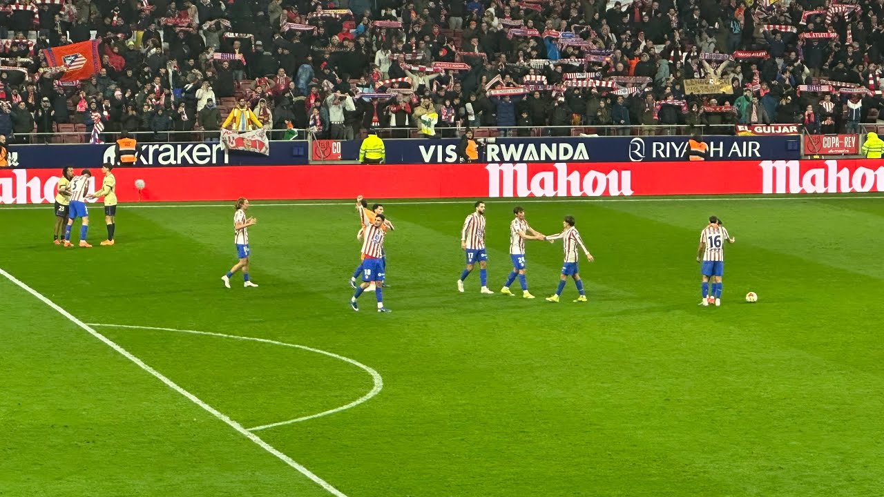 Descubrí desde el estadio lo que pasó en el Atletico Madrid 4-0 Barcelona