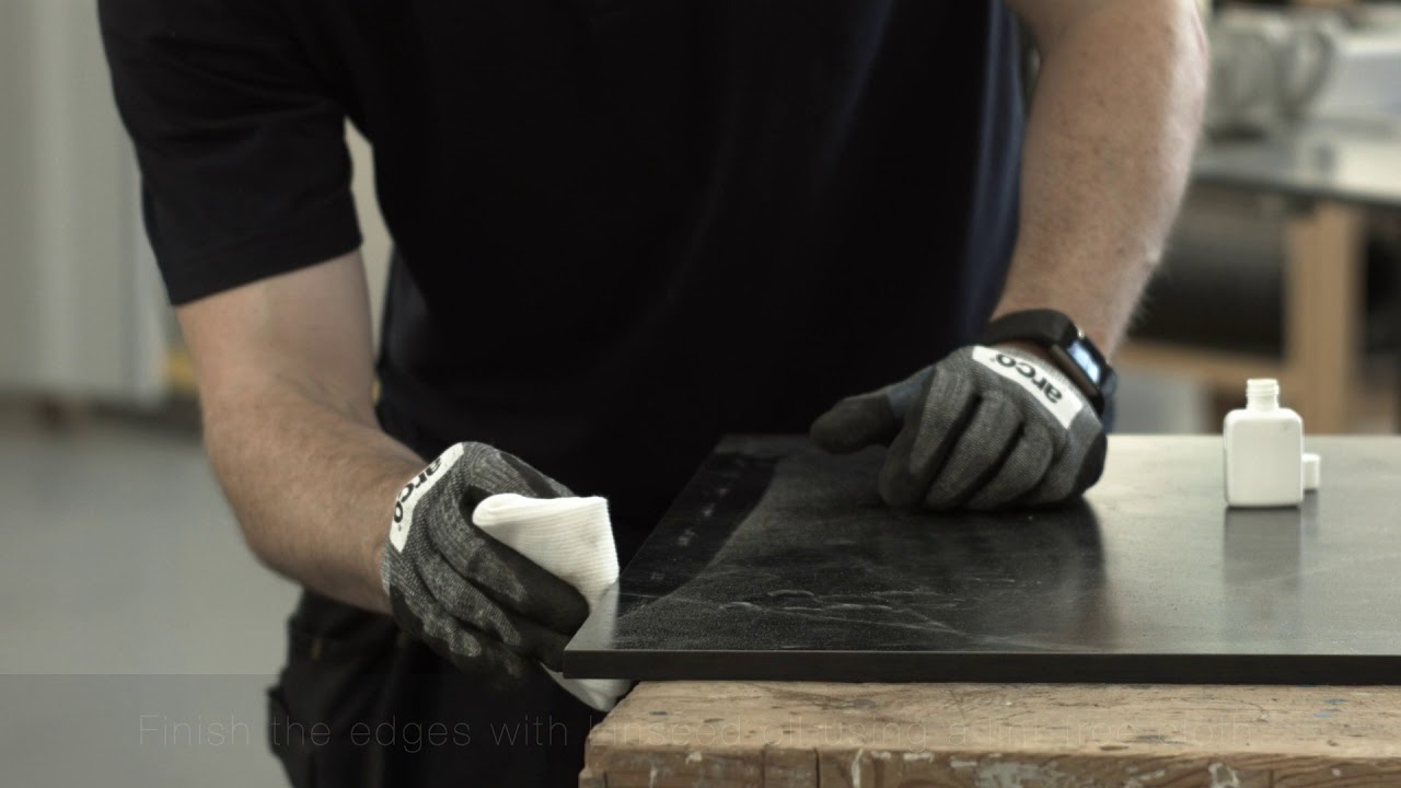 Finishing a ColorCore&reg; Compact by Formica Group product