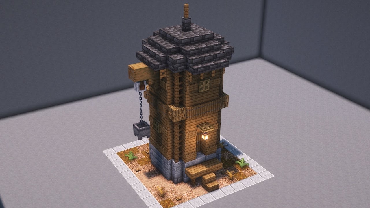Minecraft | How to Build a Medieval Grain Silo 1.19 | Tutorial