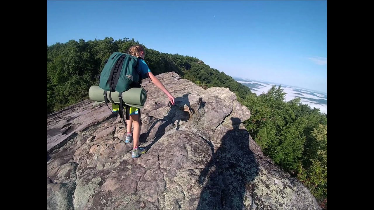 Gracie on the Pine Mountain Trail - Kentucky!