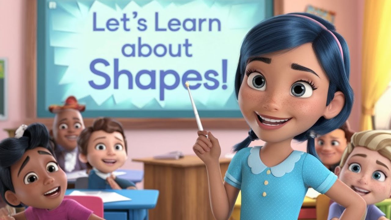 Learn Shapes with Fun Songs for Kids: Circle, Square, Triangle & More #shapesong