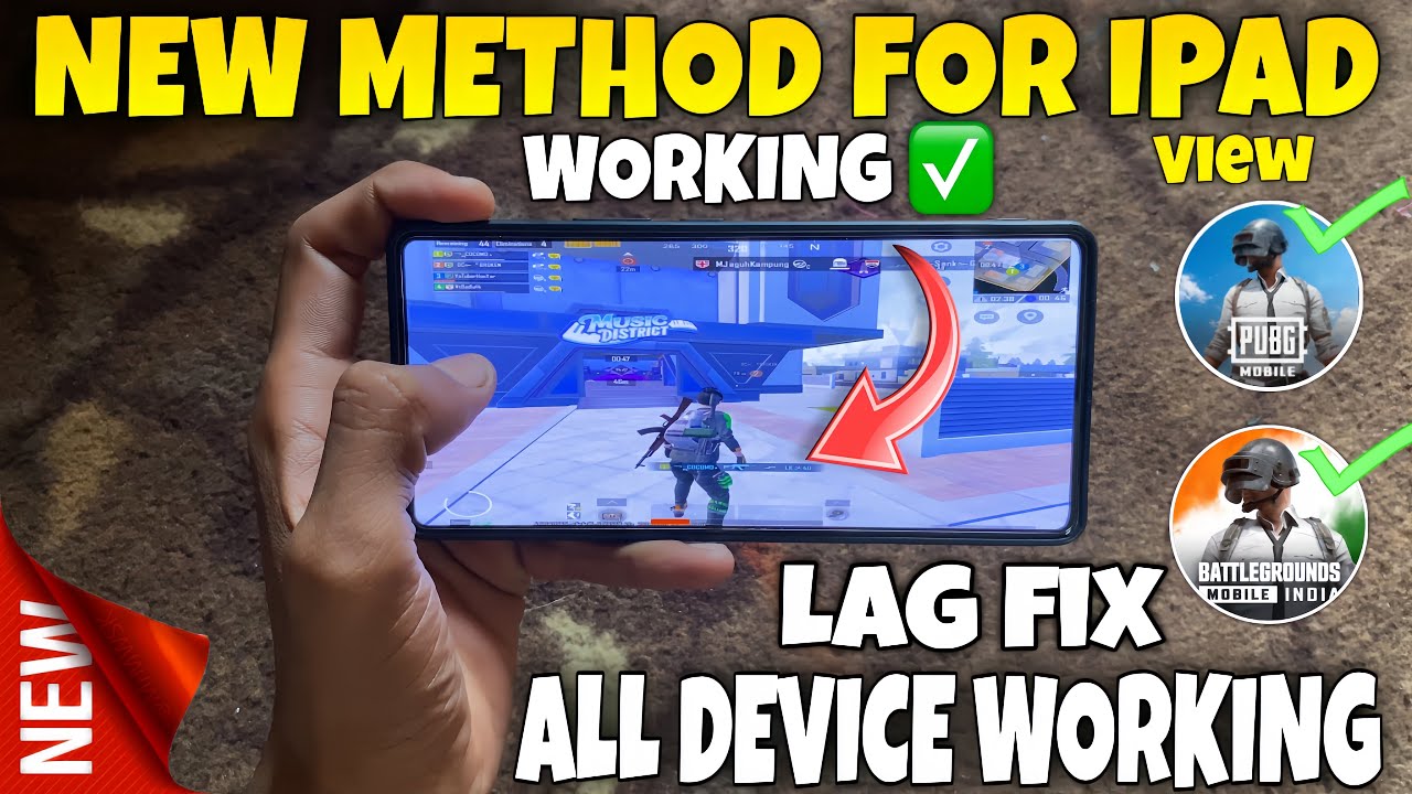 NEW IPAD VIEW METHOD✅ | Ipad view Unlock in 4.3 UPDATE PUBG & Bgmi | ipad view PUBG Mobile 4.3 