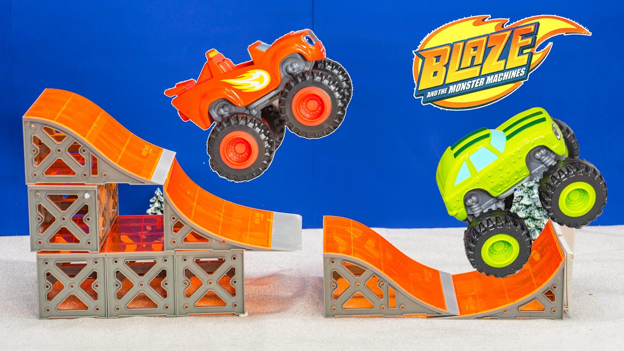 Blaze and the Monster Machines Has a Monster Truck Jumping Contest