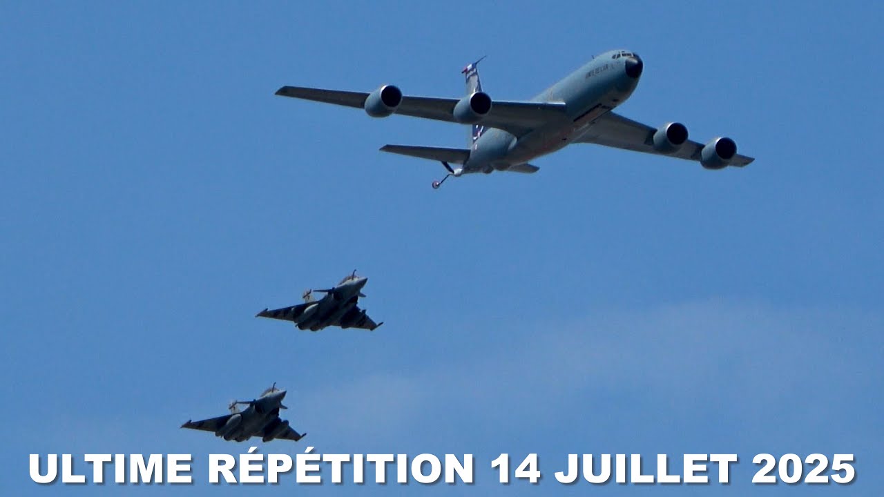 ULTIME RÉPÉTITION 14 JUILLET 2025 – Défilé aérien en immersion