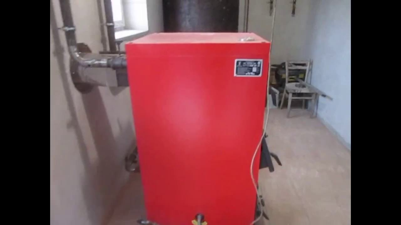 Твёрдотопливный котёл и теплоаккумулятор