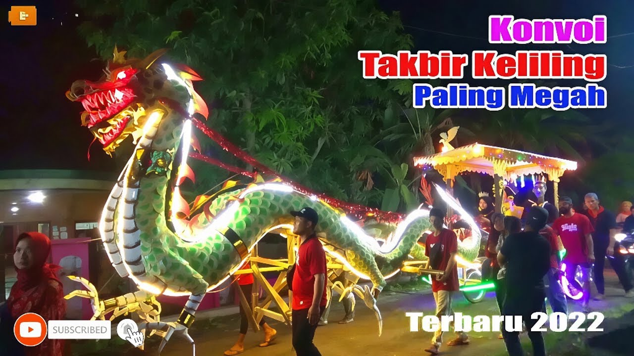 Konvoi Malam Takbir Keliling 2022 Desa Mijen Kebonagung Paling Megah