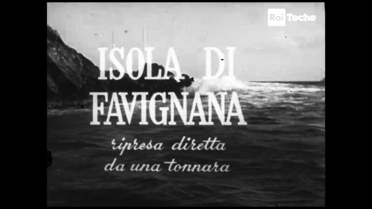 Isola di Favignana, ripresa diretta di una tonnara - 1958 - Carlo Alberto Chiesa, in Italiano