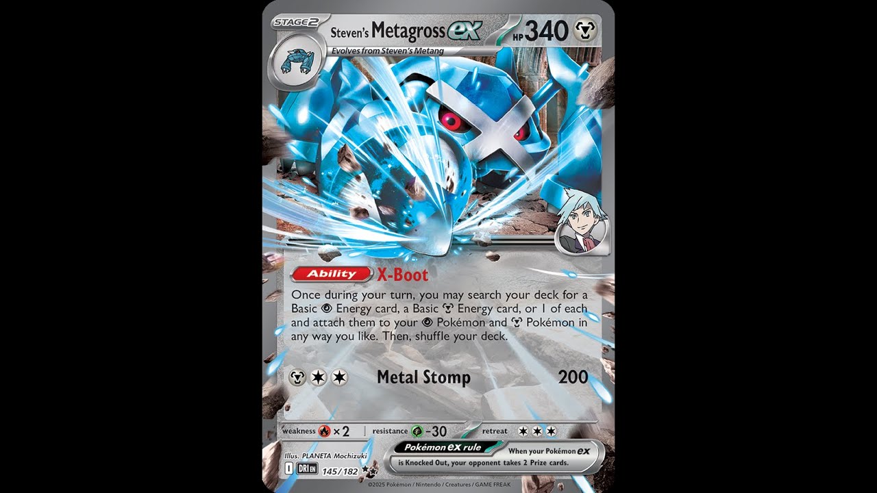 “UNSTOPPABLE Powerhouse! Steven’s Metagross EX & Mega Mawile EX Master Deck Build!” 2025!