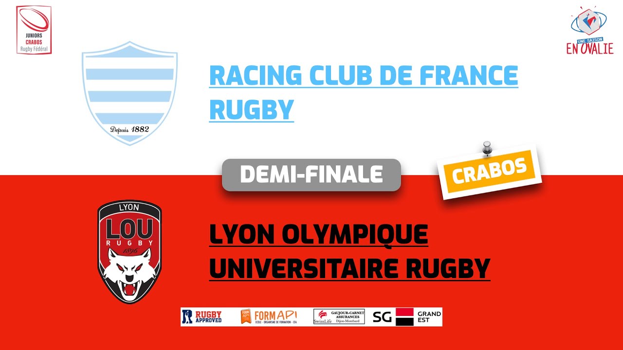 Racing Club de France Rugby vs LOU Rugby Association