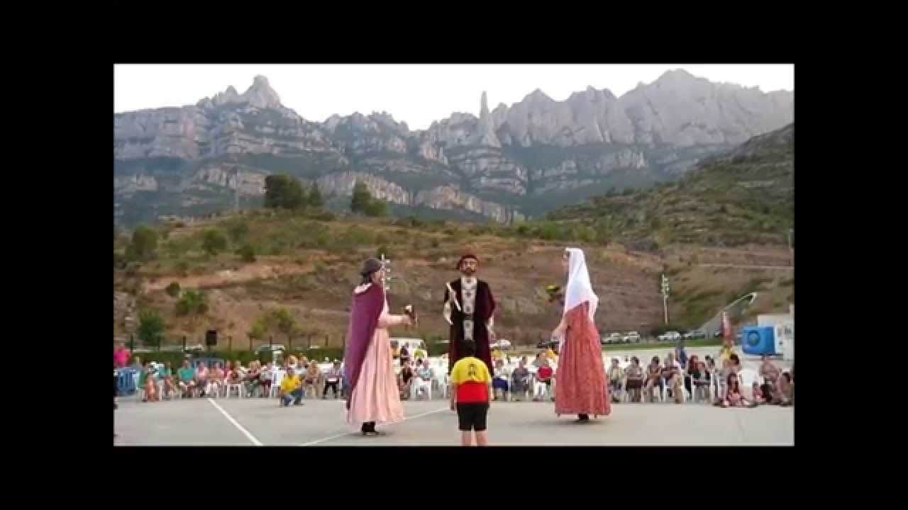 Gegants Sant Cristòfor Mas Bernat Olot a Monistrol de Montserrat