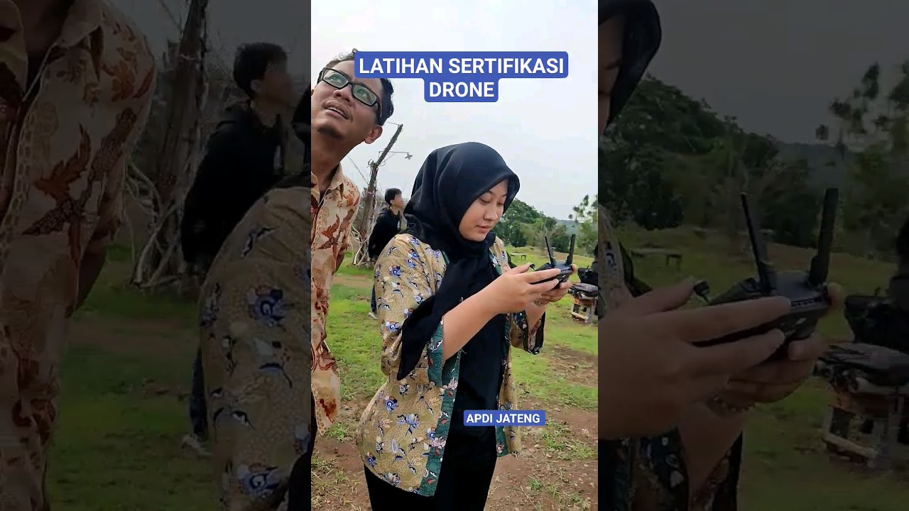 Latihan Sertifikasi Basic Pilot drone #apdi #ametungmedia #dinasjateng