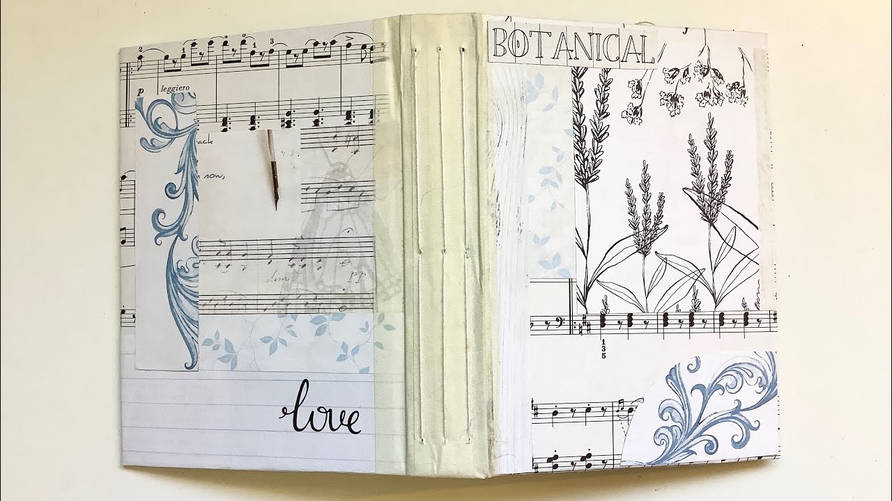 ASMR Love junk journal flip through -   Paper sounds, no talking