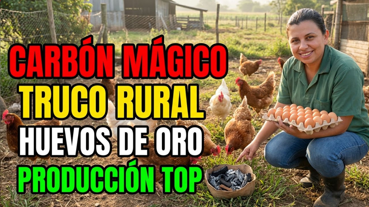 Carbón y ceniza  el secreto casero que hizo mis 20 gallinas más sanas y super productivas de huevos