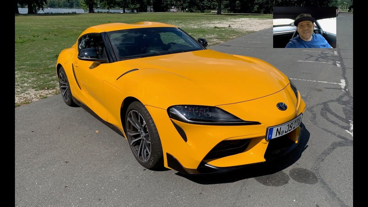 TOYOTA SUPRA GR ALL NEW MODEL 2020 SUPERCAR LIGHTNING YELLOW COLOUR WALKAROUND AND INTERIOR