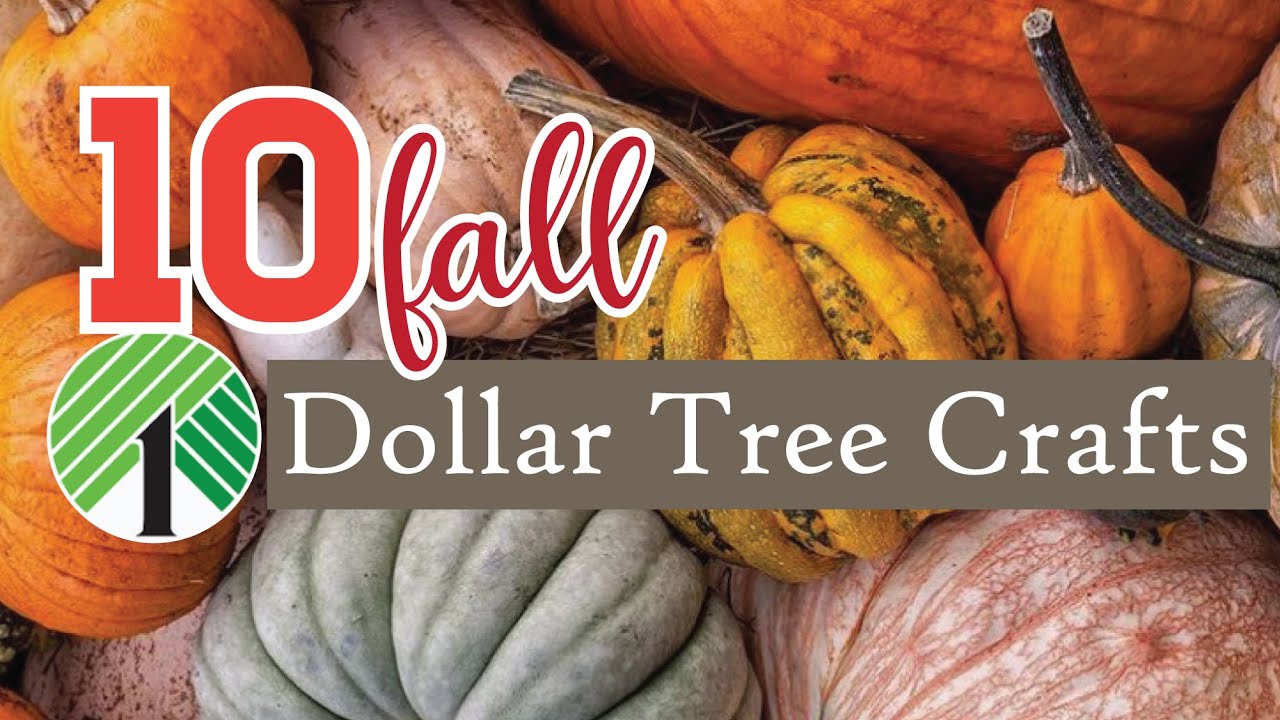 10 FABULOUS (Fall) farmhouse Crafts | DIY Dollar Tree