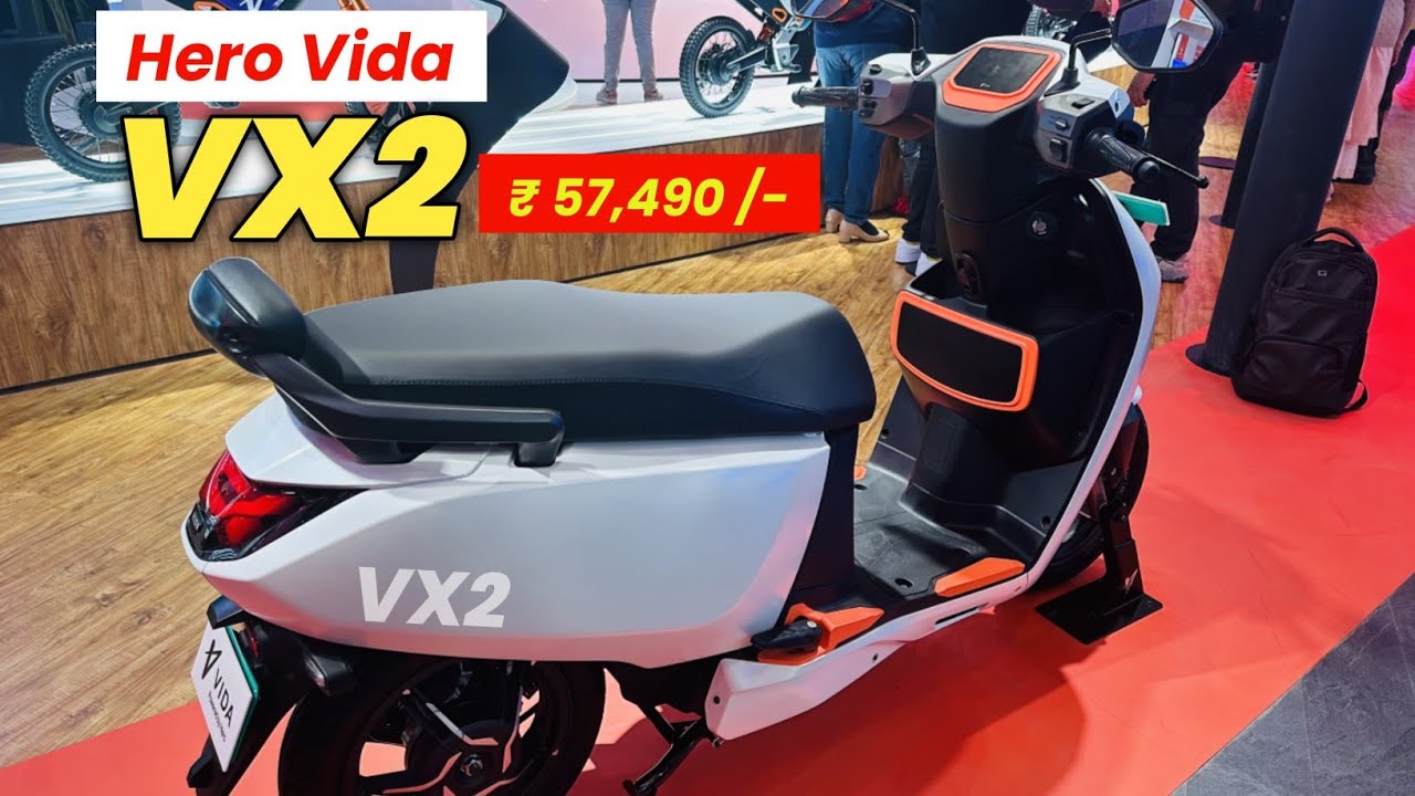 Finally Hero Vida VX2 Electric Scooter Launched 💥 - Rs. 59,490/ All Details, Range, Top Speed, Price
