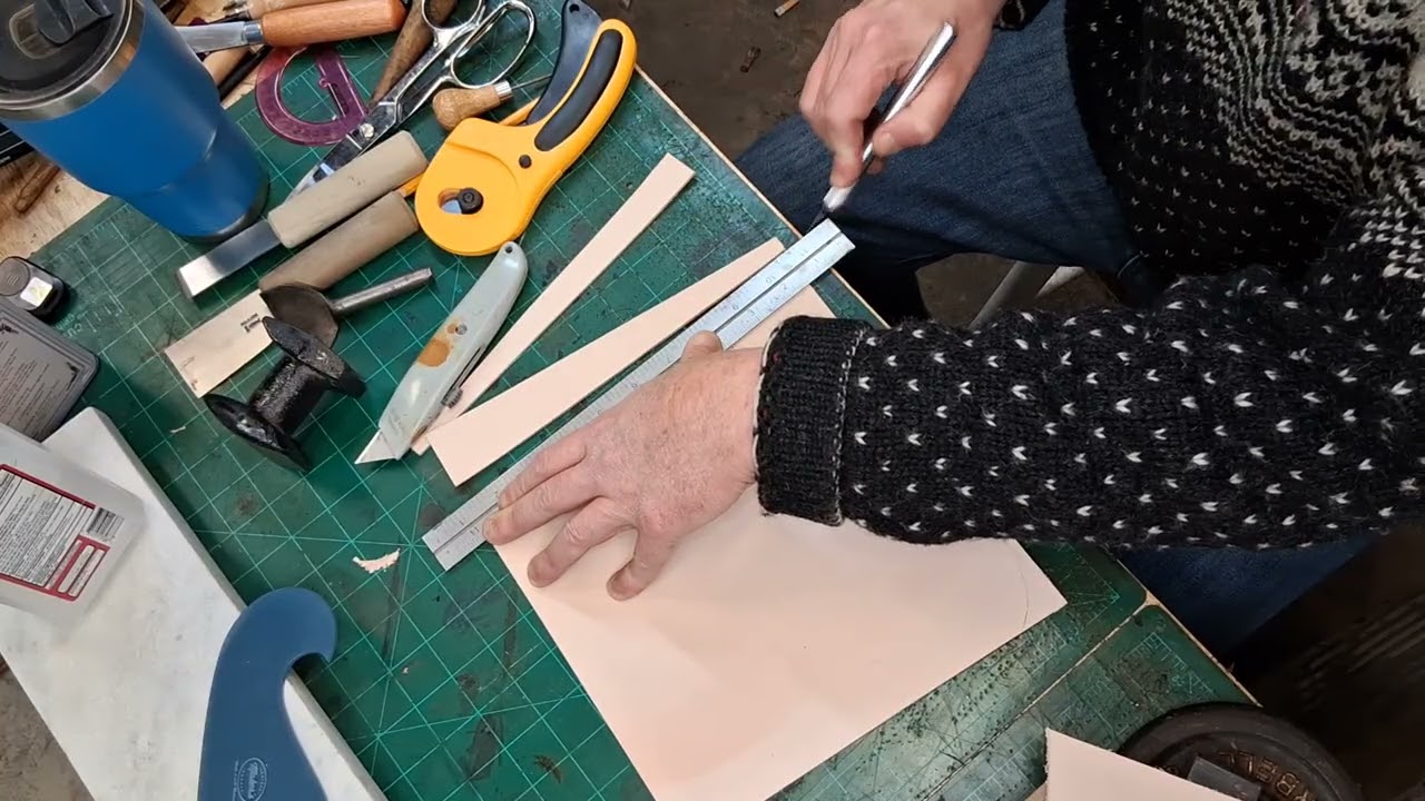 Revolutionary war cartridge box step 3 