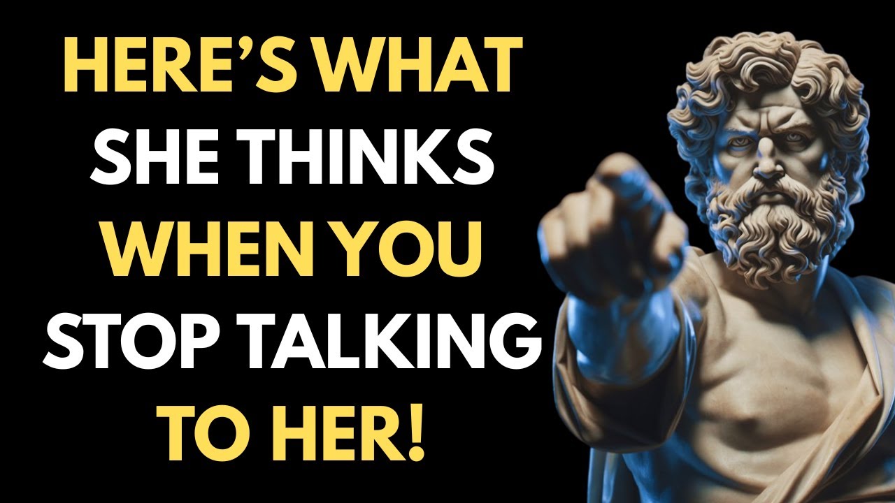 A Woman Will Do This When You Stop Contacting Her | Stoicism