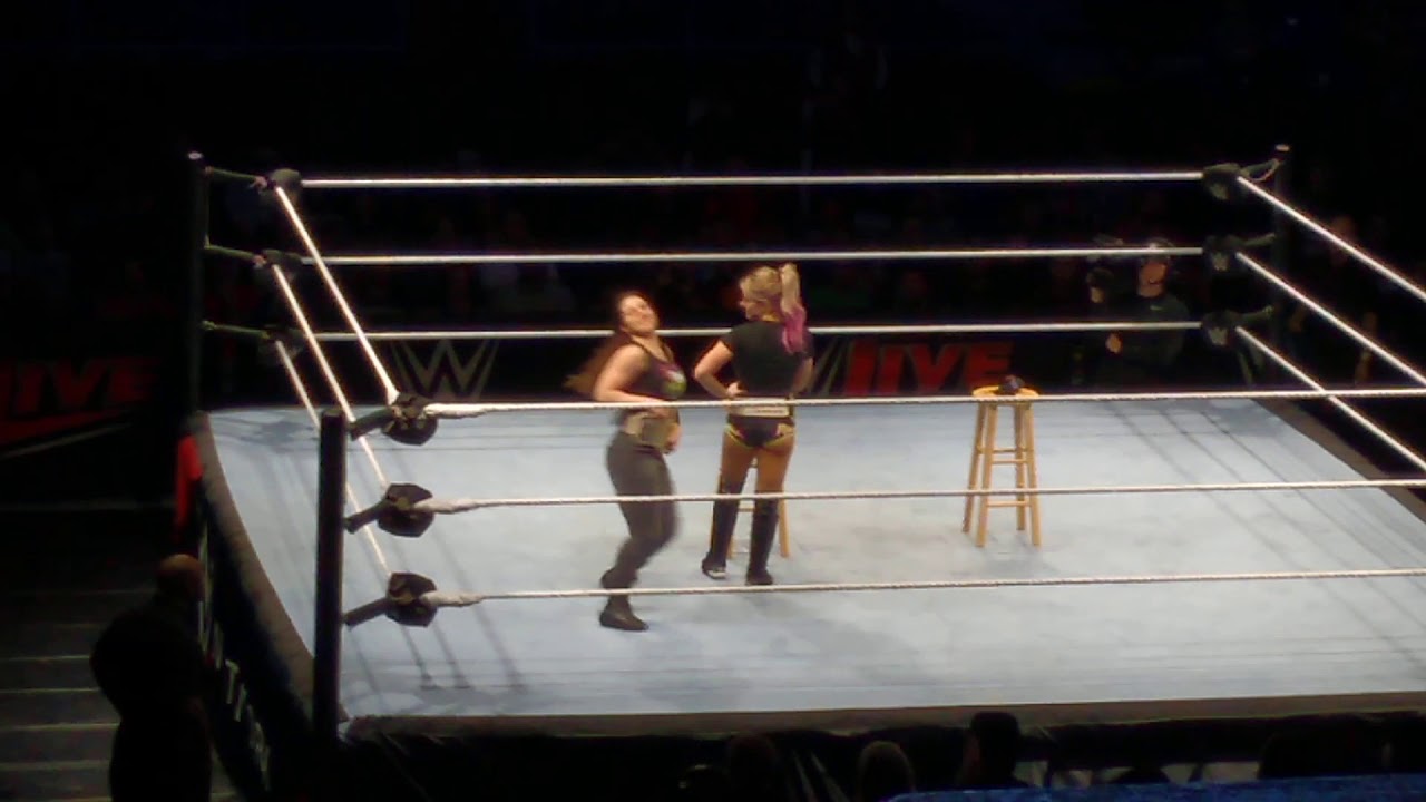 Alexa Bliss. Moment of Bliss with Nikki Cross