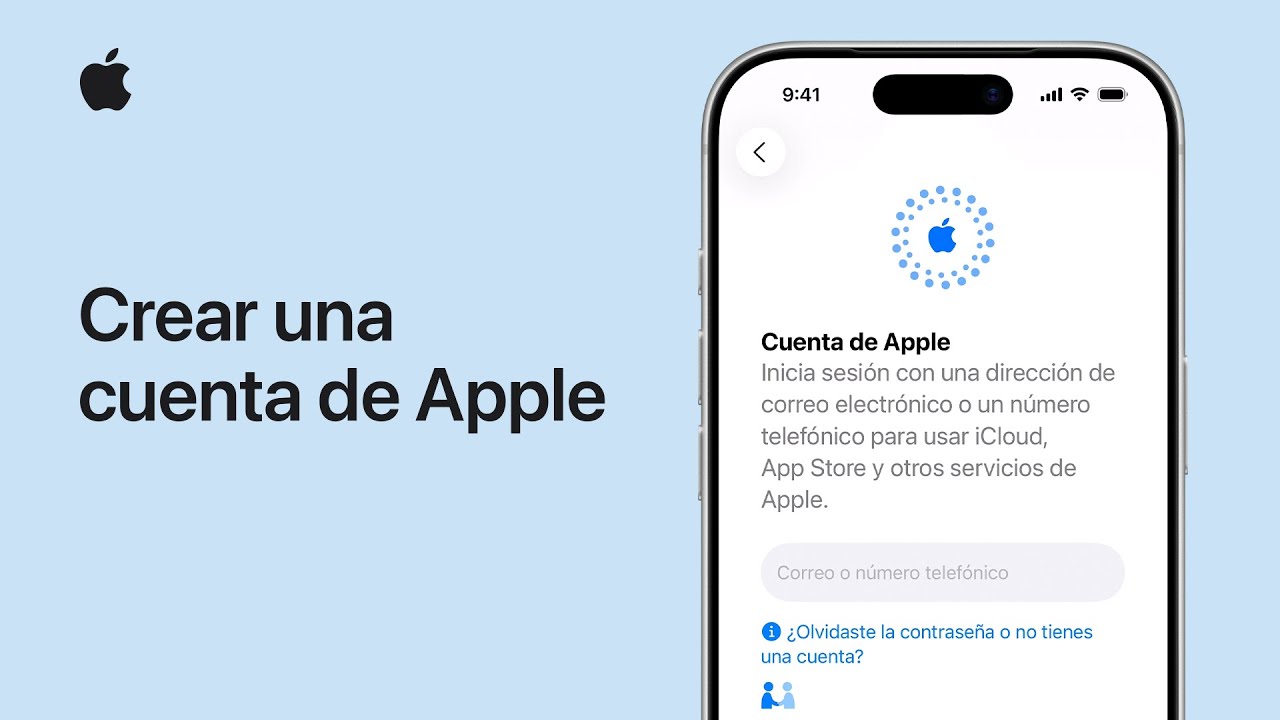 Cómo crear una cuenta de Apple | Soporte técnico de Apple